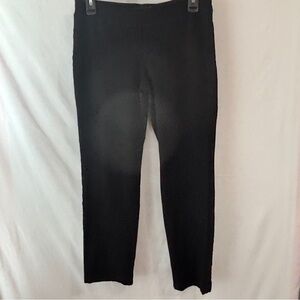 Eileen Fisher Women’s Sz S Black Stretch Straight Leg Pull on Trendy Pants